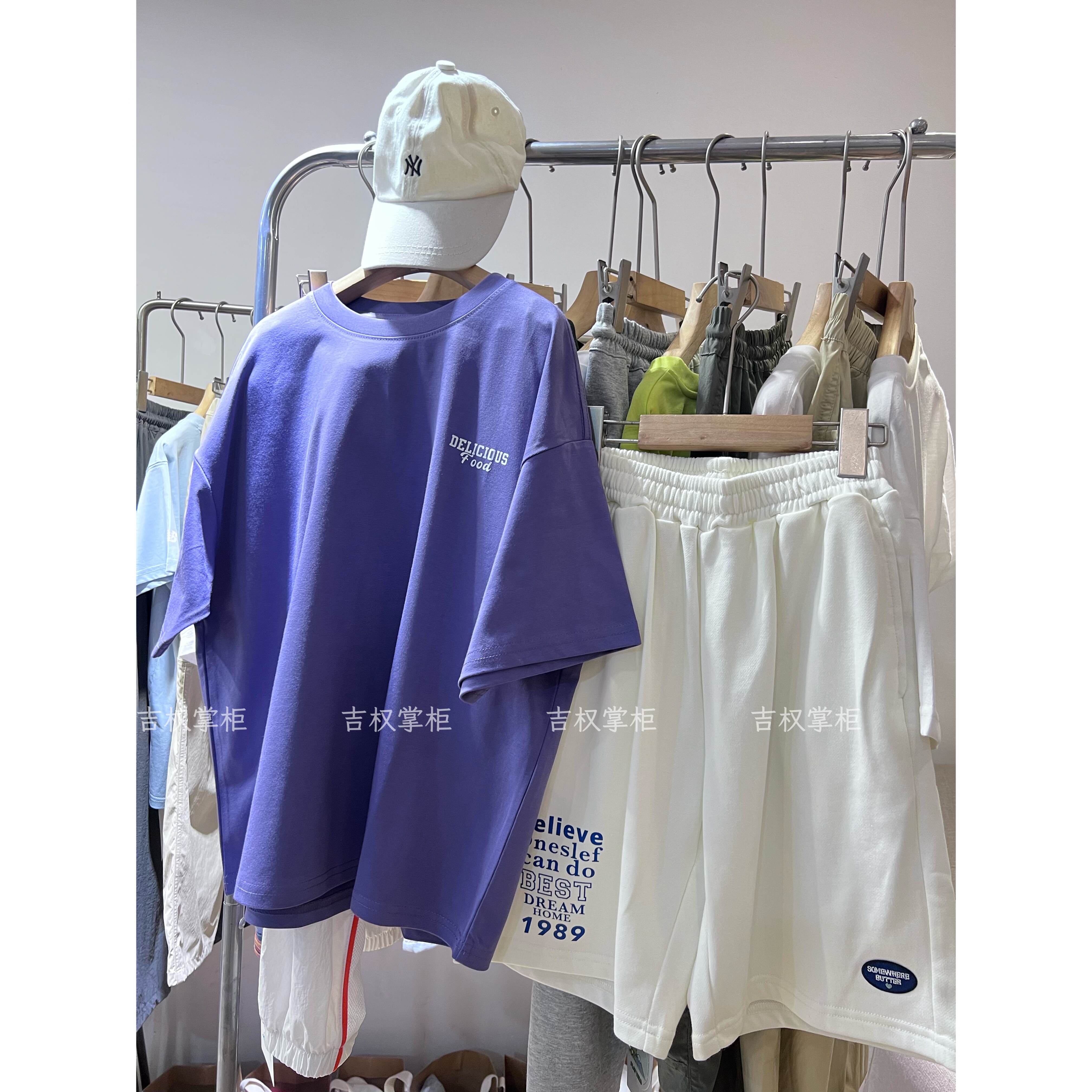 韩国精品儿童圆领短袖T恤休闲百搭打底衫青少年纯棉舒适套头衫