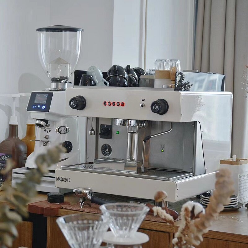 wega毕加索pegaso咖啡机双头e61专业意式半自动高杯电控萃取商用