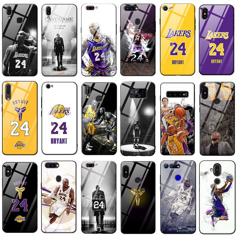 NBA籃球科比三星a40s湖人a50防摔玻璃手機殼a60鏡面a70全包邊diy在類目 3C數碼配件, 手機配件, 手機保護套/殼中 - 來自Buy2taobao.com提供專業的淘寶代購服務