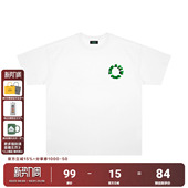 新款 FFF官方联名AFGK国潮美式 T恤男女夏季 短袖 情侣体恤 重磅基础款