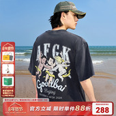 24SS国潮三天使印花短袖 T恤男女 GOODBAI 官方联名 AFGK