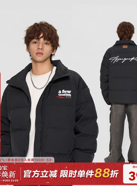 AFGK25FW基础草写字体刺绣羽绒服冬季加厚保暖外套情侣百搭上衣