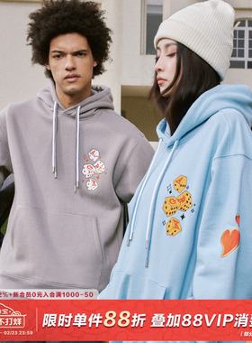 FFF官方AFGK2023FW新款潮牌帽衫外套男美式幸运骰子情侣连帽卫衣
