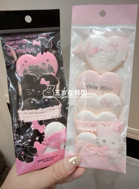 韩国fillimilli hellokitty联名款 天使恶魔款 气垫粉扑 五个装