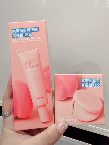 韩国fixx so natural桃子蜜桃防汗身体腋下止汗霜 止汗粉饼