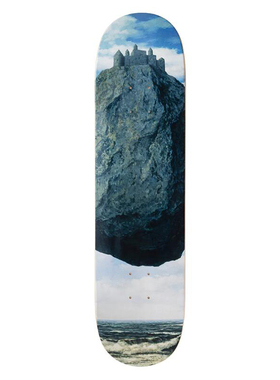 马格利特 《比利牛斯城堡》限量艺术油画滑板时尚墙面壁饰装饰品