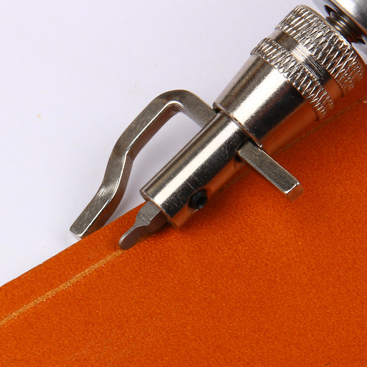 다기능 트렌처 EDGER DIY 수제 가죽 제품 파기 트렌칭 라인 슬롯 트리밍 도구 가죽 EDGER