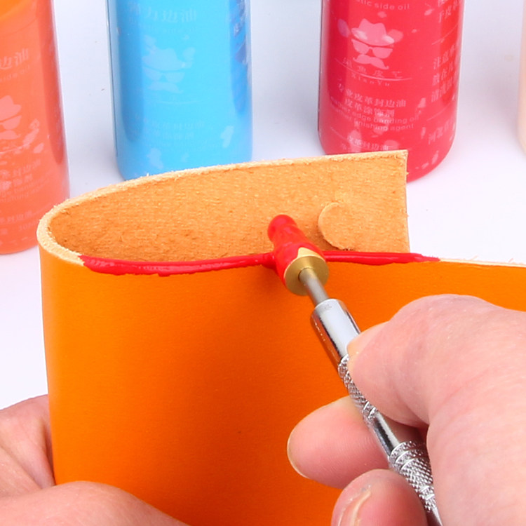 가죽 가장자리 오일 펜 수제 DIY 가장자리 씰링 및 오일 보충 유물 가죽 제품 가죽 가장자리 가죽 가방 수리 도구 가장자리 오일 펜