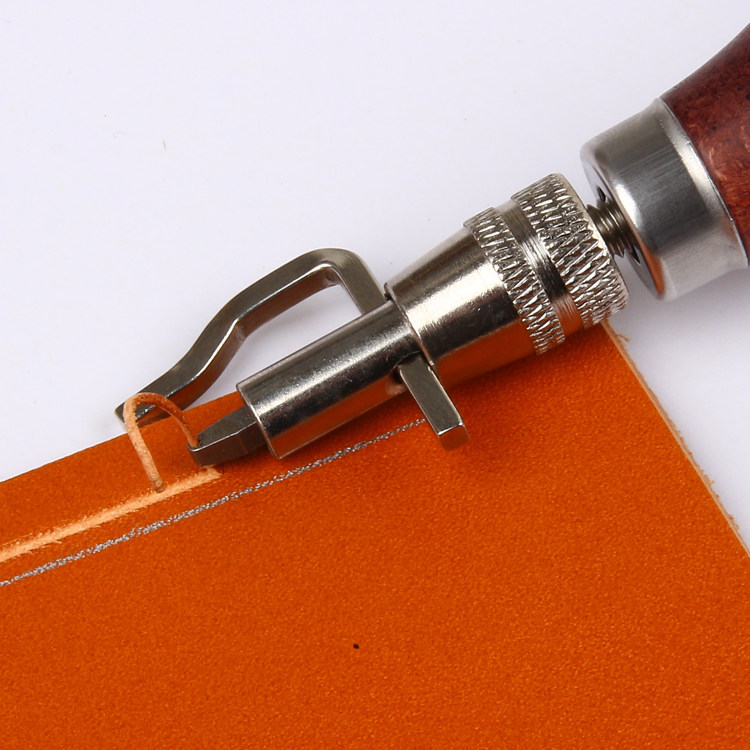 다기능 트렌처 EDGER DIY 수제 가죽 제품 파기 트렌칭 라인 슬롯 트리밍 도구 가죽 EDGER