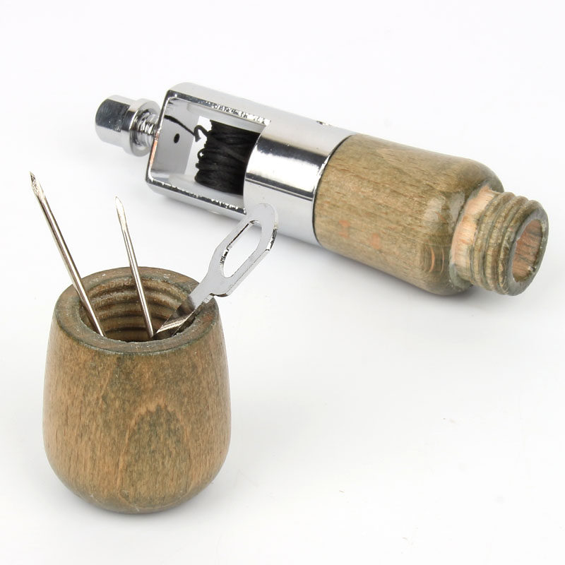 가죽 손 재봉틀 손 재봉틀 손 DIY 가죽 제품 가죽 재봉 도구 스트레이트 후크 송곳 신발 수리 도구 손 바느질 바늘