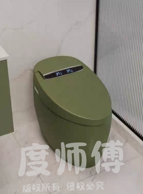 订制绿色盖板绿色智能马桶盖板青色上盖绿色坐圈绿色上盖绿色陶瓷