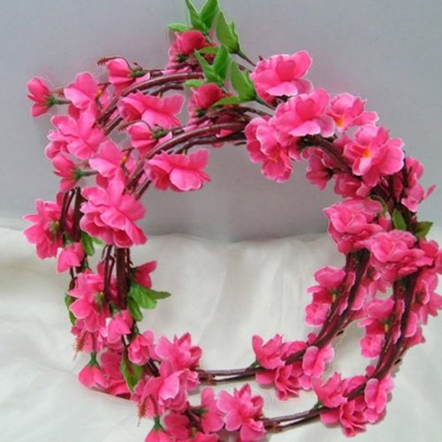 摄影天津头饰桃花舞蹈道具花环