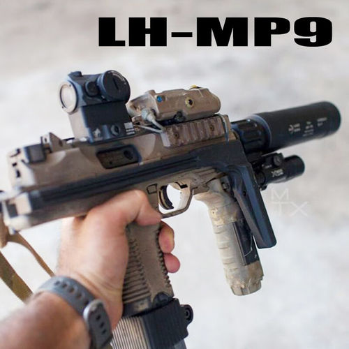 乐辉mp9玩具枪wargame仿真发射器