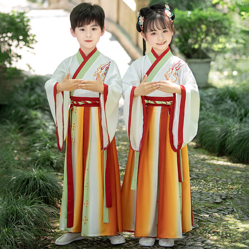儿童汉服男童国学服古风帅气
