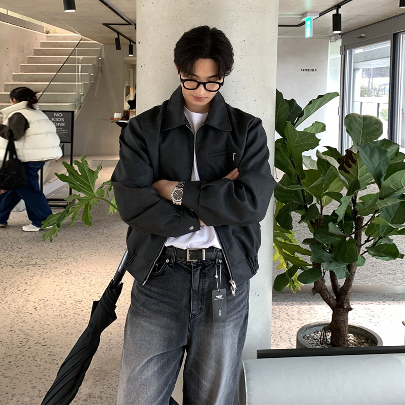 2025秋季新款夹克衫男韩版宽松休闲百搭潮流帅气外套ＭX718-P125,男装夹克,星座1203-1