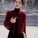 款 高级感洋气超火时髦别致百搭女装 安可拉红长袖 2025春季 针织开衫