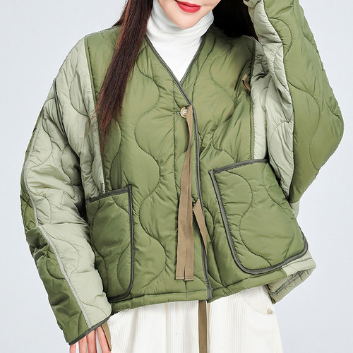 CHSSNIKE夹棉短款复古保暖棉服