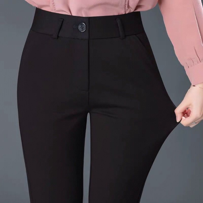 弹力春夏上班西裤女直筒工作裤正装裤职业女士西装裤黑色小脚裤OL怎么样,好用不?