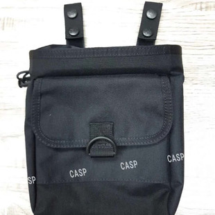 TAE科技装备CASP杂物收纳包弹夹回收袋 战术型腰包水壶袋运动黑色