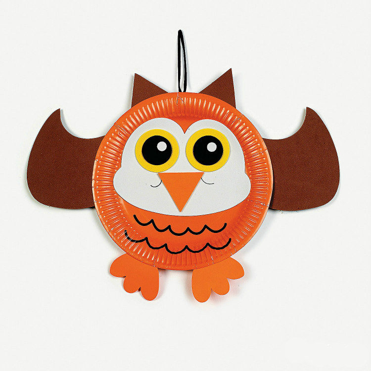 儿童益智早教玩具 创意手工幼儿园劳技 猫头鹰海绵纸贴画挂件挂饰