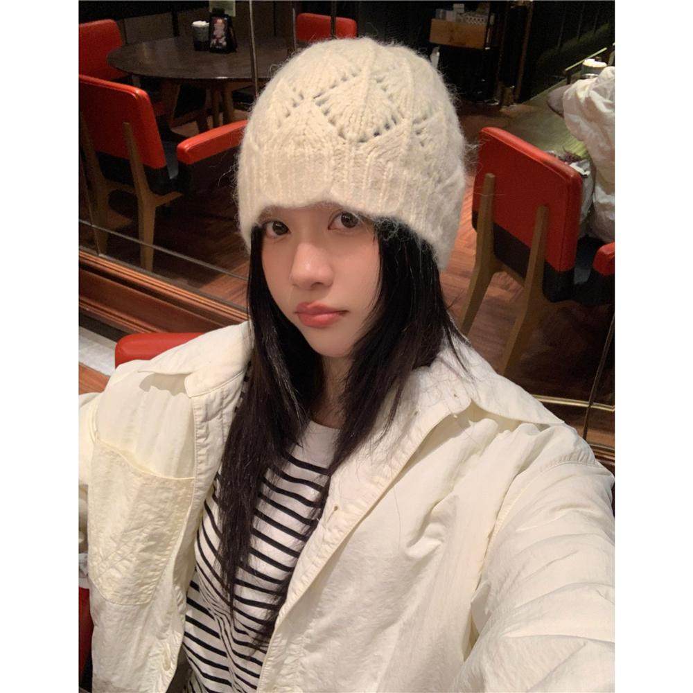 奶呼呼~ins镂空时髦花边羊毛针织套头帽女冬季包头韩系纯欲毛线帽,服饰配件/皮带/帽子/围巾,帽子,淘宝优惠券,粉丝福利购,淘宝优惠卷