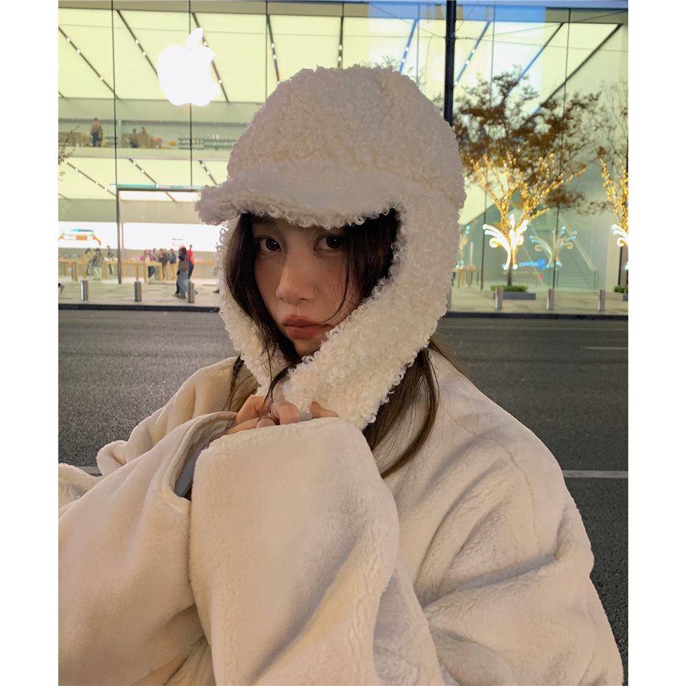 雷锋帽可爱甜美冬季滑雪飞行帽