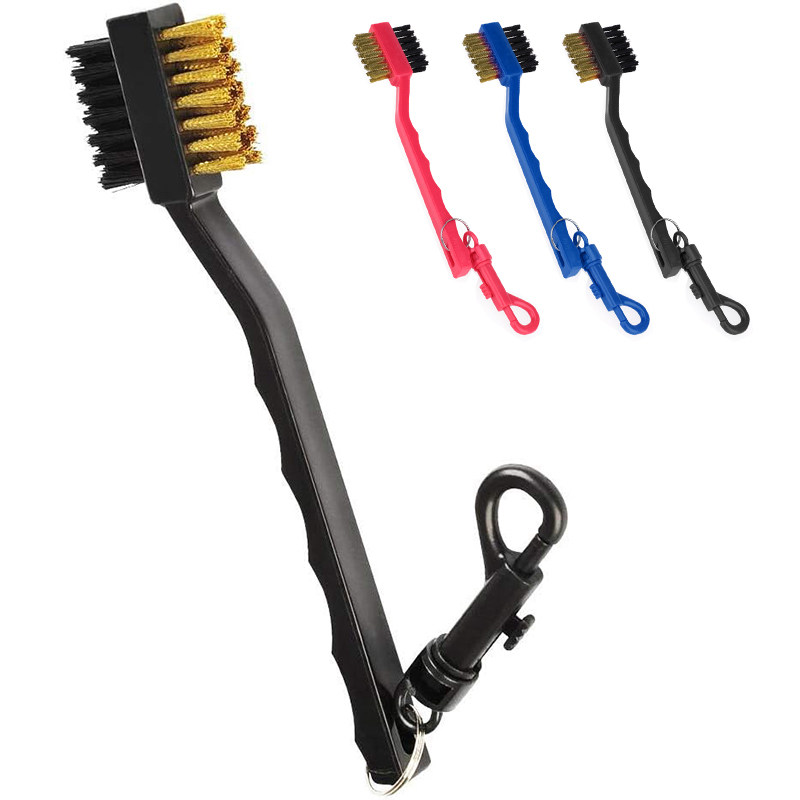 HOW TRUE高尔夫球清洁刷多功能双面刷长柄golf杆头刷球迷用品配件