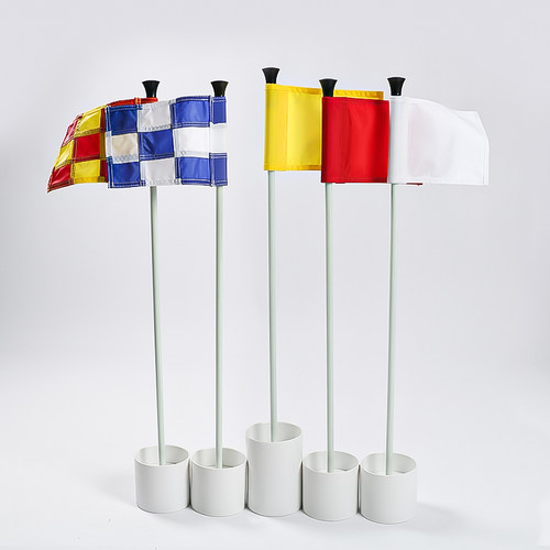 HOW TRUE高尔夫果岭旗格子旗帜球会练习场一节数字旗logo定制79cm