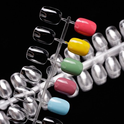 新款透明方圆形打板甲片