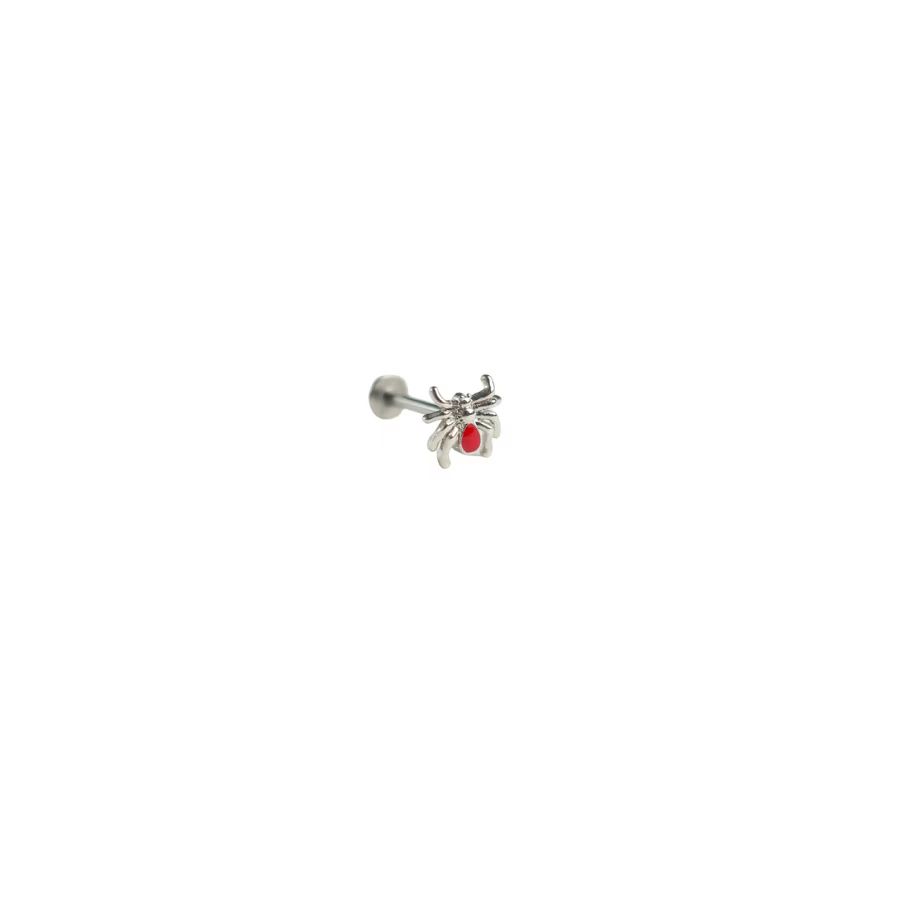 SATANS CHILD THREE-POINT SPIDER LIP STUD SPICE PUNK SWEET COOL LIP RING REPLACEMENT STUD EAR SKULL STUD PIERCING JEWELRY