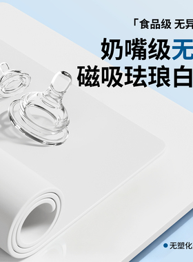 磁吸珐琅白板墙贴家用儿童墙面收纳画板冰箱贴厨房磁铁哑光磁力配件金属镀锌板背景板照片墙写字展示板小黑板