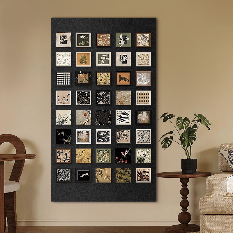 纯色高级感墙面装饰毛毡板