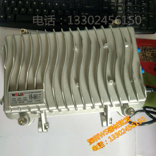 沃克4路超低功率光接收机VR-75/860D2楼栋电视CATV光纤光端发射器