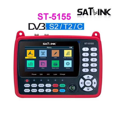 Satlink ST-5155 DVB-S2 DVB-T2 DVB-C  satellite finder寻星仪