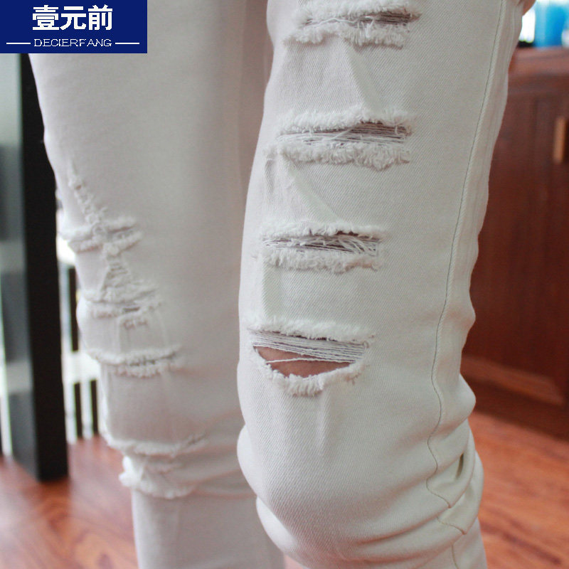 Jeans pour adolescent pieds Slim DECIERFANG pour été - Ref 1461919 Image 5