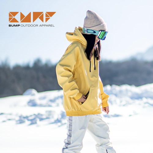 bump新款滑雪卫衣防水透气
