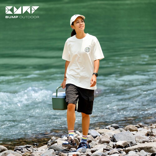 BUMP 23夏季新款 EcoVero环保纤维地球T恤 天然凉感透气吸湿短袖