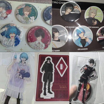 日谷Nitro+Chiral hub联名苍叶towa立牌 19 20周年展吧唧套组原袋