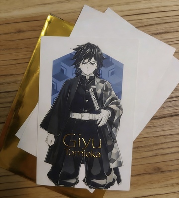 日谷现货鬼灭之刃柱展拍立得 富冈义勇拍立得 有原袋日版