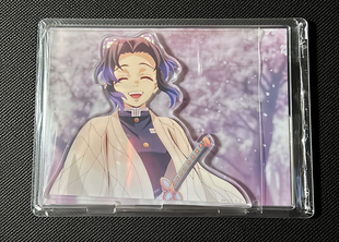 日谷散单鬼灭之刃无限城cafe联动二弹立牌蝴蝶忍笑颜立牌全新未拆