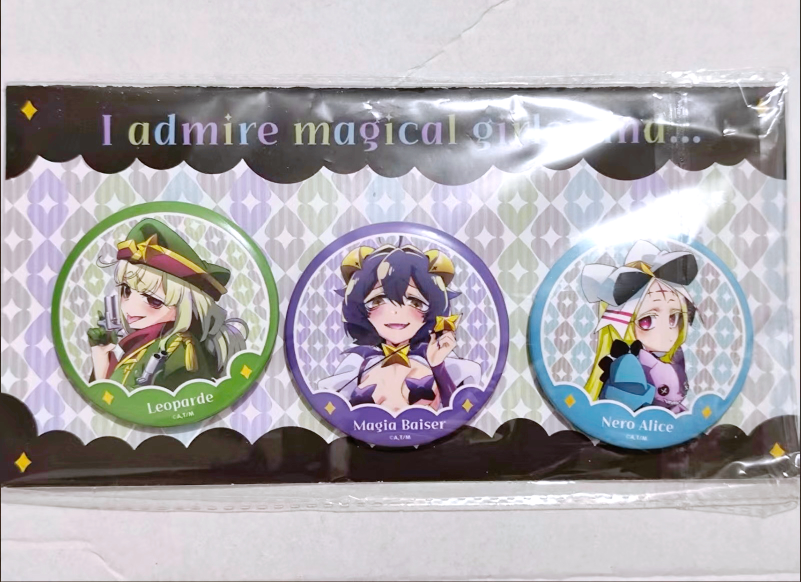 日谷散货憧憬成为魔法少女C105展限定邪恶变身系列吧唧3个未拆