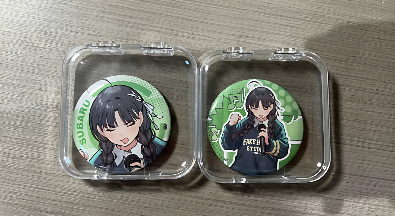 日谷散货  gbc round1 安和昴 保龄球吧唧徽章一对 有原袋 现货