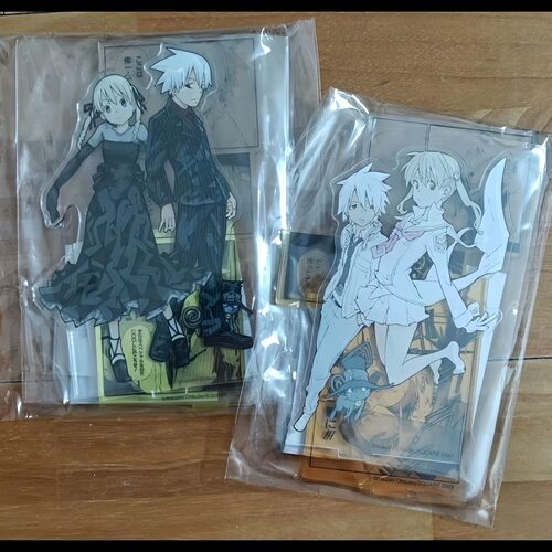 日谷现货 噬魂师 a店 抽赏 kuji 玛嘉 maka soul 双人 立牌有原袋
