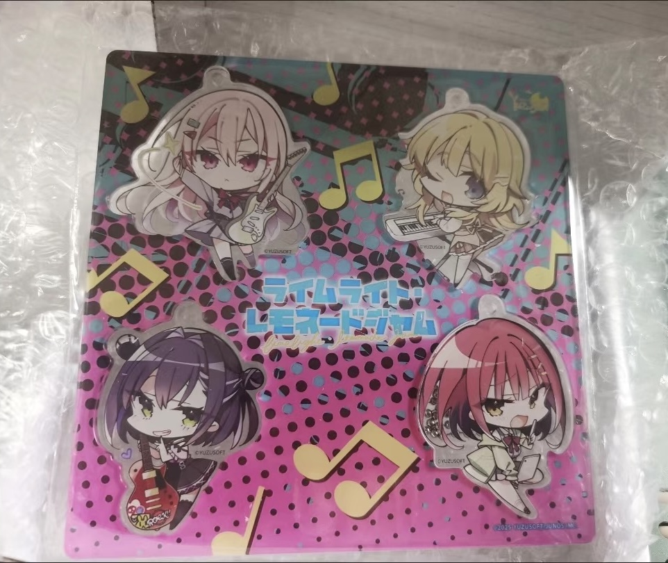 日谷散货柚子社新作 聚光灯橘子果酱 trader 特典 亚克力 原袋4个