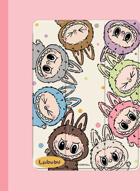 网红拉布布2021/20/19新款ipad适用air4/3/2气囊保护套10.2/9.7寸平板2018笔槽pro11三折mini4/5苹果123壳6