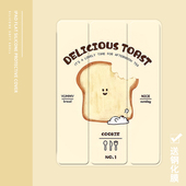 2气囊保护套10.2 19新款 卡通吐司小狗2021 ipad适用air4 9.7寸平板2018笔槽pro11三折mini4 5苹果123壳6