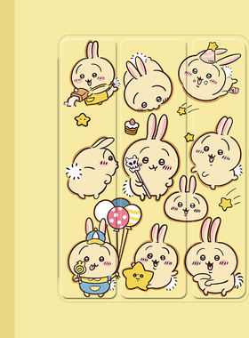 可爱乌萨奇2021/20/19新款ipad适用air4/3/2气囊保护套10.2/9.7寸平板2018带笔槽pro11三折mini4/5苹果123壳6