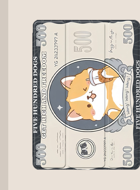 创意可爱柯基2021/20/19新款ipad适用air4/3/2气囊保护套10.2/9.7寸平板2018笔槽pro11三折mini4/5苹果123壳6