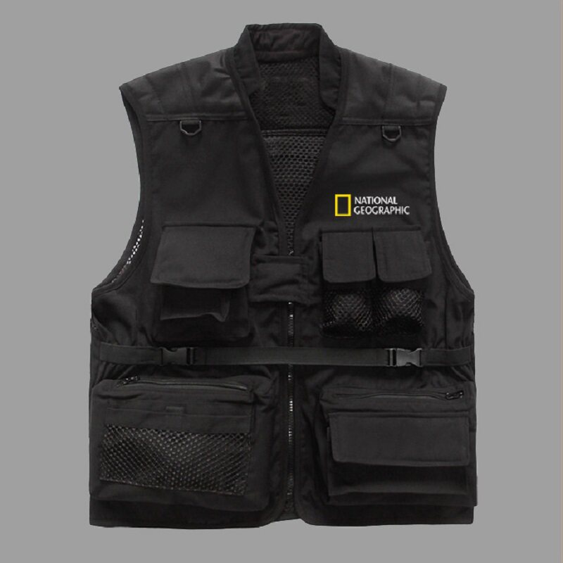 National Geographic multi-function Photography Camera Mesh Go fishing Vest Multiple pockets Spring Super large pocket vestin the Men's clothing, Vest/Vest  category - from Buy2taobao.com to provide professional Taobao agent buy service