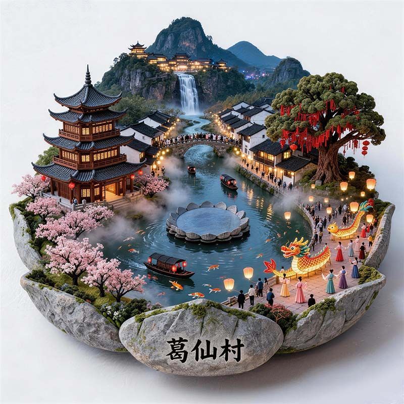 金属浮雕冰箱贴景区文旅纪念好物